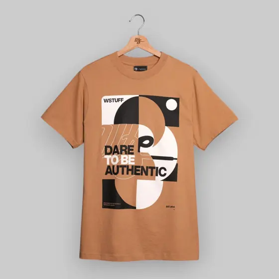WS Abstract Khaki Tee