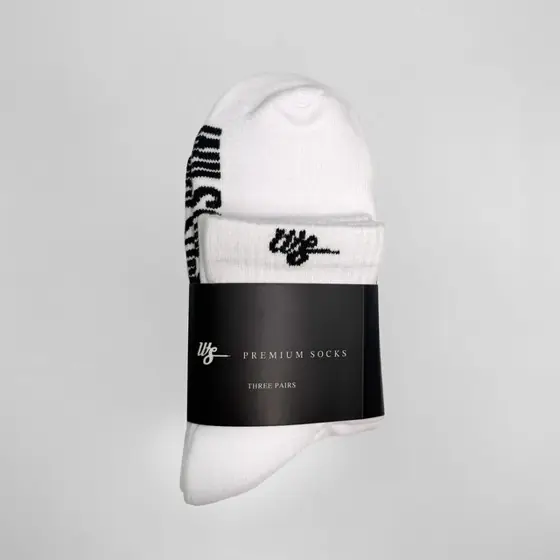 WS Ankle Socks 3 Pack White
