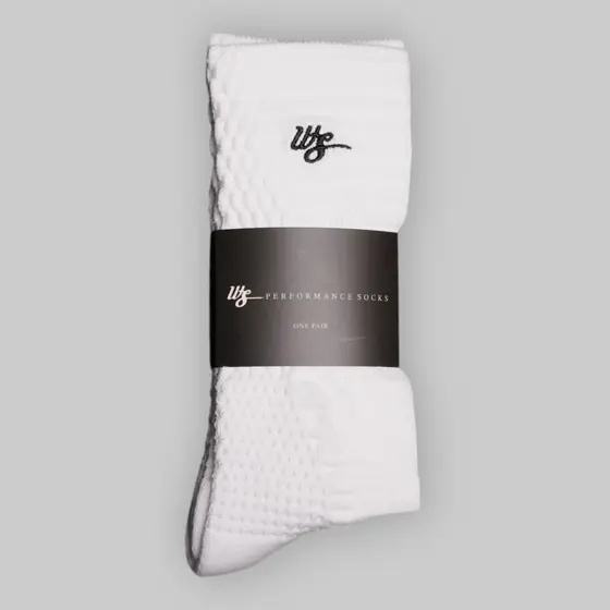 WS Athletic Performance Socks White
