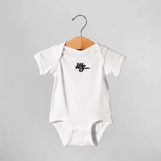 WS Baby Back to Basics Onesie White