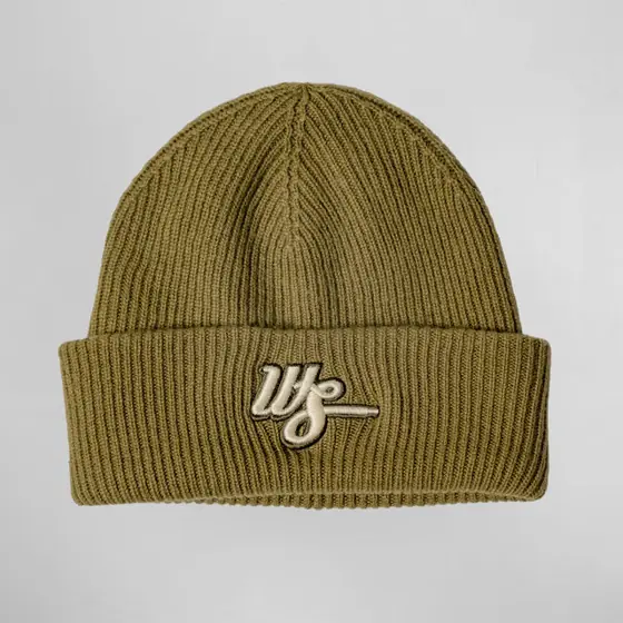 WS Cashmere Beanie Green