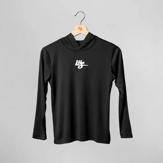 WS Kids SPF Basic Rashguard Black