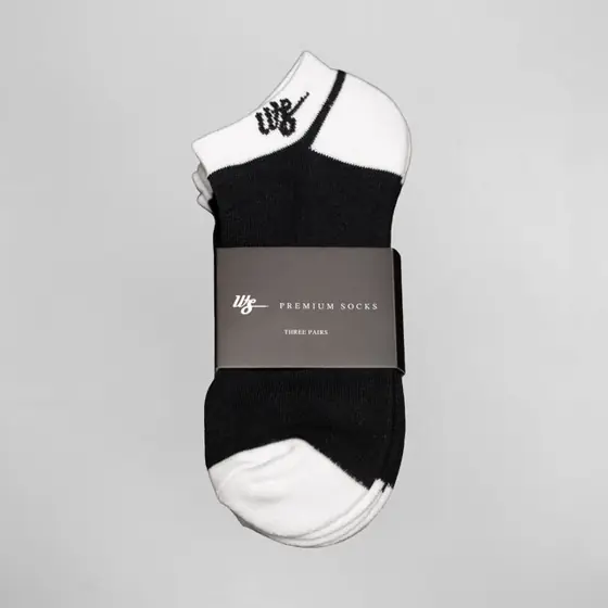 WS No Show 3 Pack Panda Socks