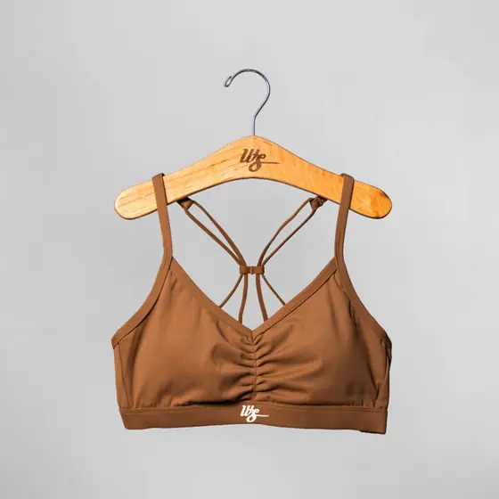 WS Radiant Brown Sports Bra