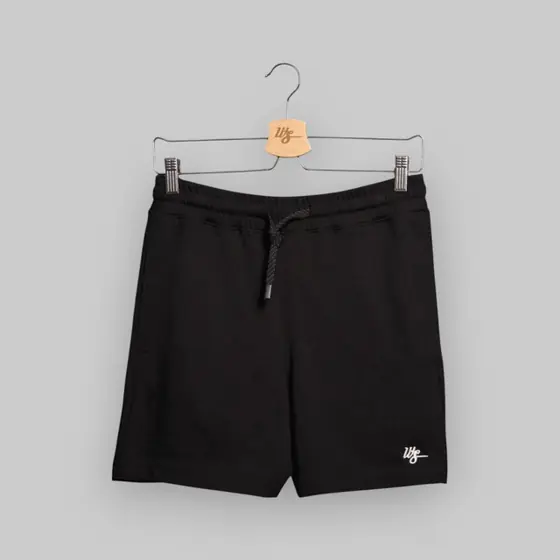 WS Small Logo Cotton Short Black