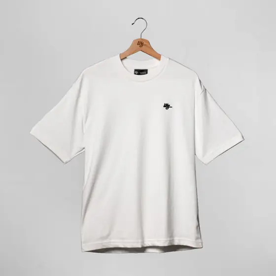 WS Small Logo White Tee