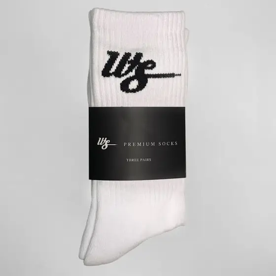 WS Socks 3 Pack White