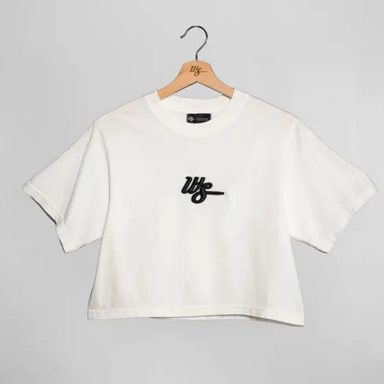 WS WMNS Back to Basics Crop Top White