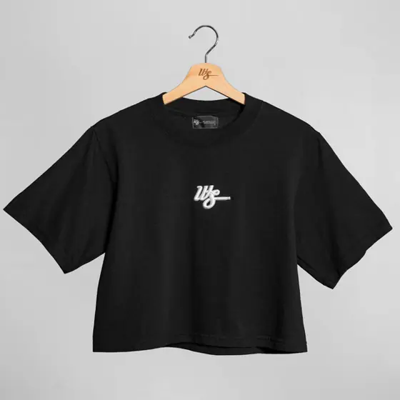 WS WMNS Back to Basics Crop Top Black