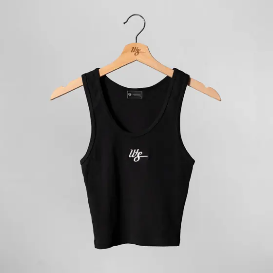 WS WMNS Basics Ribbed Tank Top Black